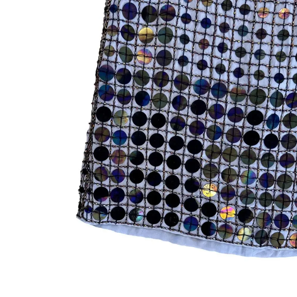 French Connection Solar Heat Tunic Dress in Salt Blue Size 4 - Picture 2 of 5